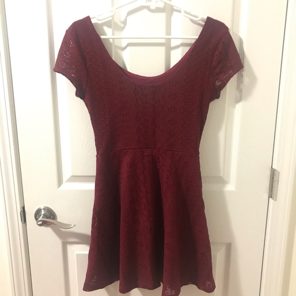 Charlotte Russe Maroon Dress